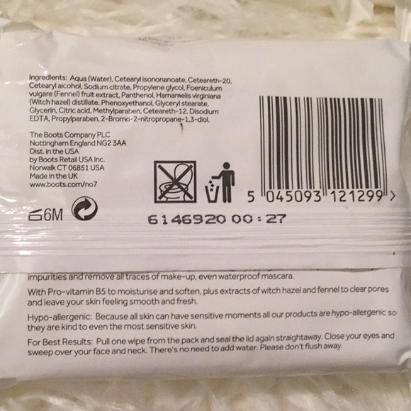 9 Packs of No7 Makeup Remover - Picture 3 of 3